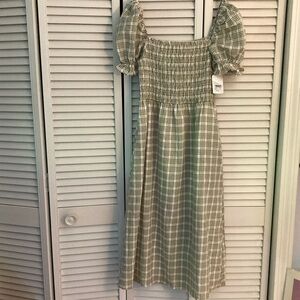 Smock Puff dress lined